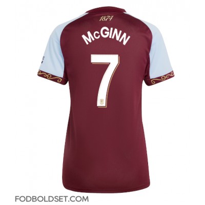 Aston Villa John McGinn #7 Hjemmebanetrøje Dame 2025-26 Kortærmet Aston Villa John McGinn #7 Hjemmebanetrøje Dame 2025-26 Kortærmet